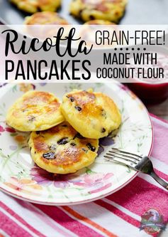 Ricotta Pancakes (made with coconut flour!