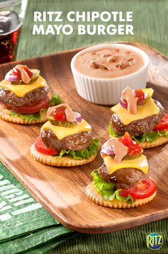 RITZ-Chipotle Cheeseburger Bites