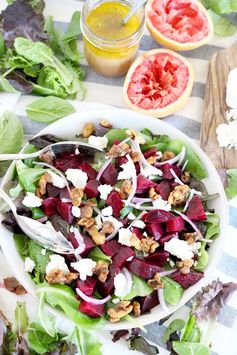 Roasted Beet Salad with Grapefruit Vinaigrette