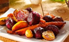 Roasted Beets, Carrots and Turnips with Balsamic Vinegar