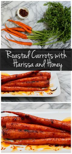 Roasted Carrots with Harissa and Honey