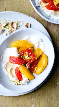 Roasted Citrus Bowls with Honey Mascarpone