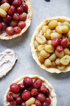 Roasted Grape Tart