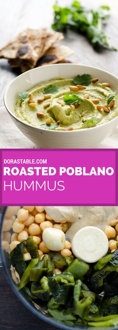 Roasted Poblano Hummus