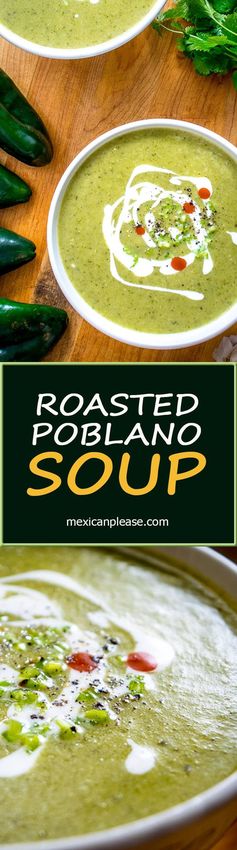 Roasted Poblano Soup