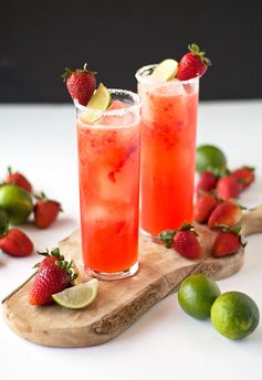 Roasted Strawberry Margarita