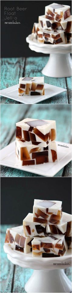 Root Beer Float Jello