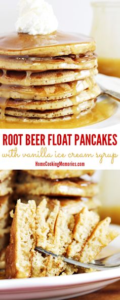 Root Beer Float Pancakes