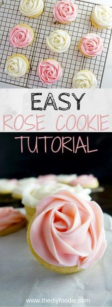 Rose Sugar Cookies