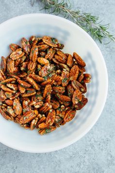 Rosemary Candied Pecans