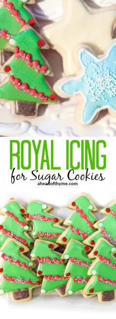 Royal Icing for Sugar Cookies