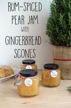 Rum Spiced Pear Jam