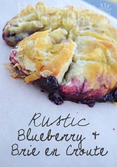 Rustic Blueberry & Brie Puff