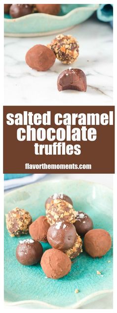 Salted Caramel Chocolate Truffles