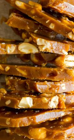 Salted Cashew Brittle