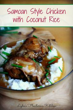 Samoan Style Chicken & Coconut Rice (Food of the World