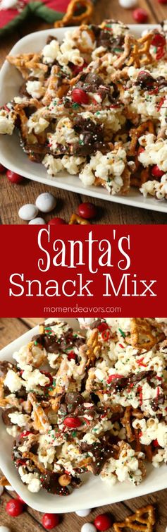 Santa's Sweet & Salty Christmas Snack Mix