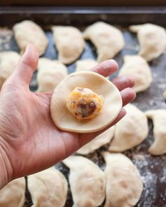 Sauerkraut, Potato & Cheese Pierogi