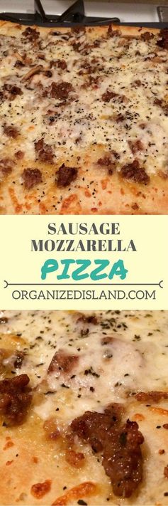 Sausage Mozzarella Pizza