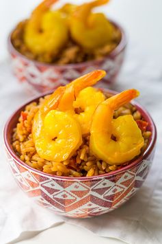 Sauteed Saffron Shrimp