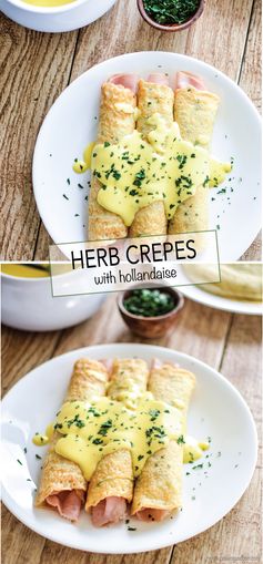 Savory Herb Crepes with Hollandaise