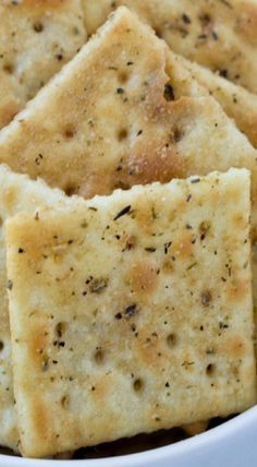 Savory Italian Seasoned Crackers