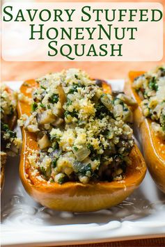 Savory Stuffed Honeynut Squash