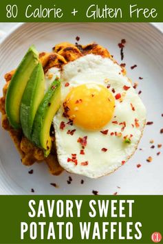 Savory Sweet Potato Waffles