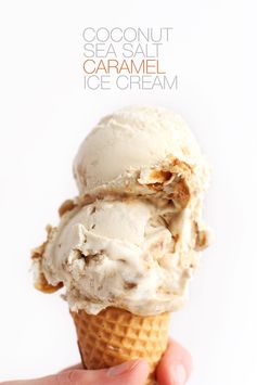 Sea Salt Caramel Coconut Ice Cream