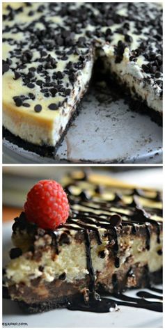 Secret Ingredient Chocolate Chip Cheesecake