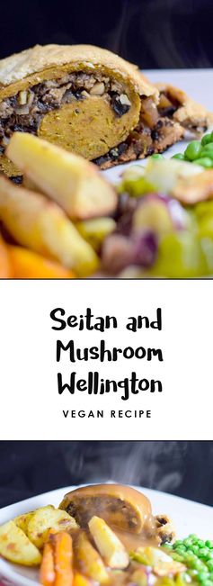 Seitan & Mushroom Vegan Wellington