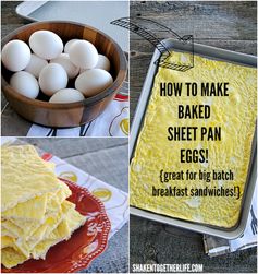 Sheet Pan Eggs – How to Cook 12 Eggs Quick