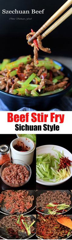 Shredded Beef Szechuan Style