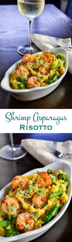 Shrimp & Asparagus Risotto