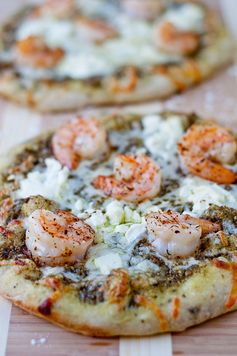 Shrimp and Pesto Pizza