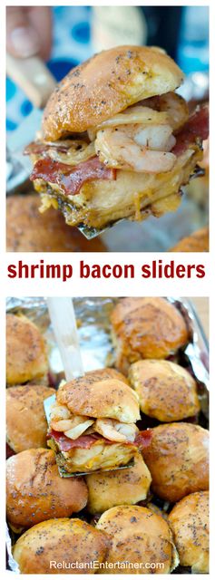 Shrimp Bacon Sliders