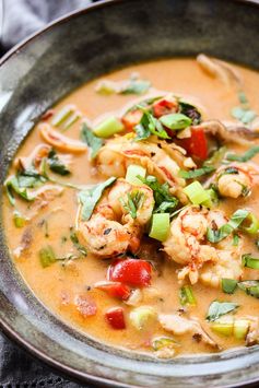 Shrimp Coconut Curry Soup