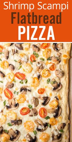 Shrimp Scampi Flatbread Pizza