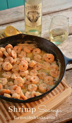 Shrimp Scampi with White Wine Butter Sauce