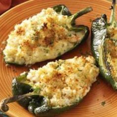 Shrimp-Stuffed Poblano Peppers