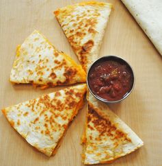 Simple and Quick Cheese Quesadillas