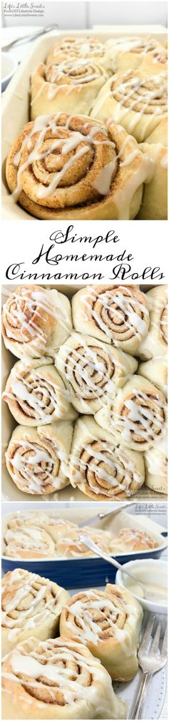 Simple Homemade Cinnamon Rolls