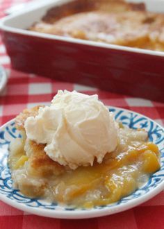 Simple Peach Cobbler