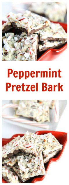 Simple saturday: peppermint pretzel bark