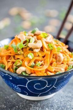 Simple Sweet Potato Noodle Pad Thai