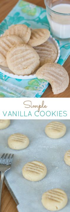 Simple Vanilla Cookies