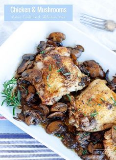 Skillet Chicken & Mushrooms - Low Carb