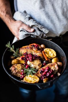 Skillet Cranberry Roasted Chicken