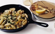 Skillet Potatoes with Olives and Lemon