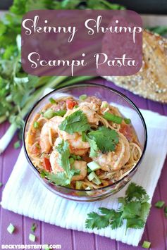 Skinny Shrimp Scampi Pasta With a Kick